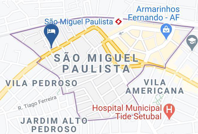 Sao Paulo Sao Miguel - Orquidea Park Hotel Maps