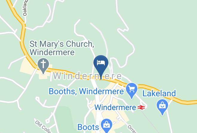Cumbria - Windermere Guesthouse And Hostel Maps