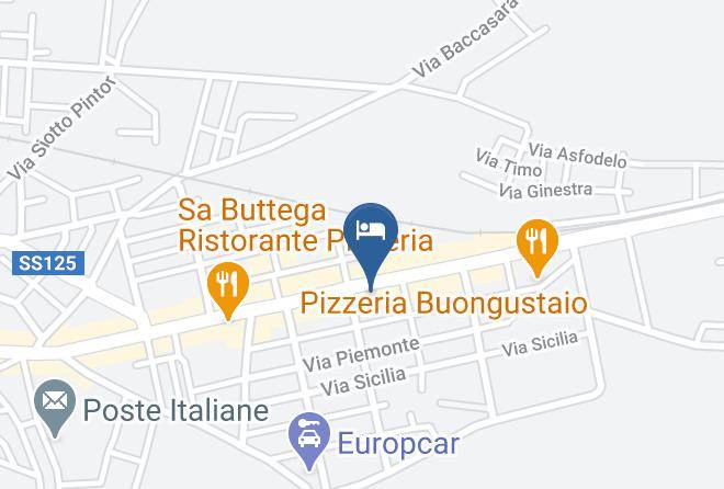 Nuoro - Orri Hotel Maps