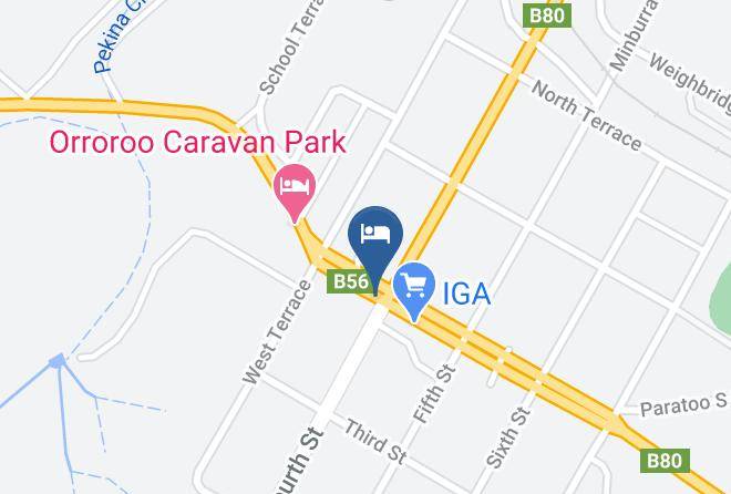 Orroroocarrieton - Orroroo Hotel Maps