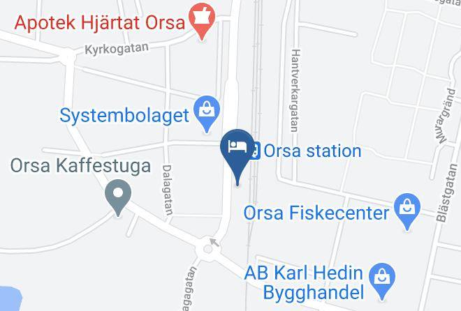 Orsa Jarnvagshotell Map