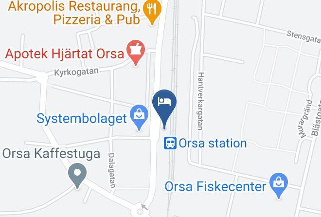 Orsa Station Map
