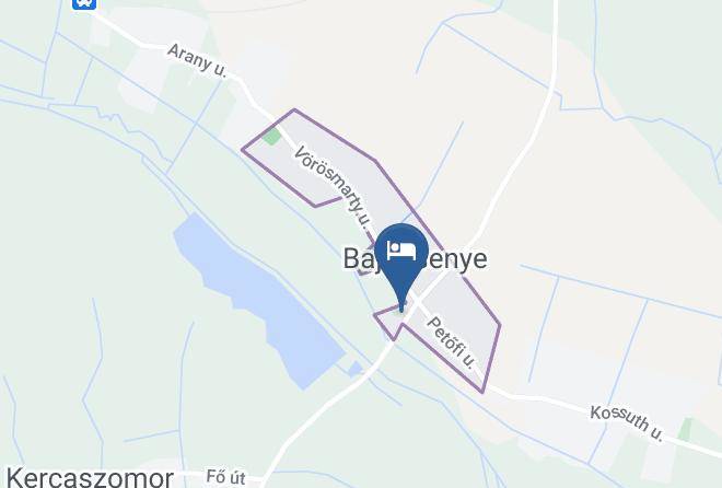 Bajansenye - Orsegi Malom Panzio Maps
