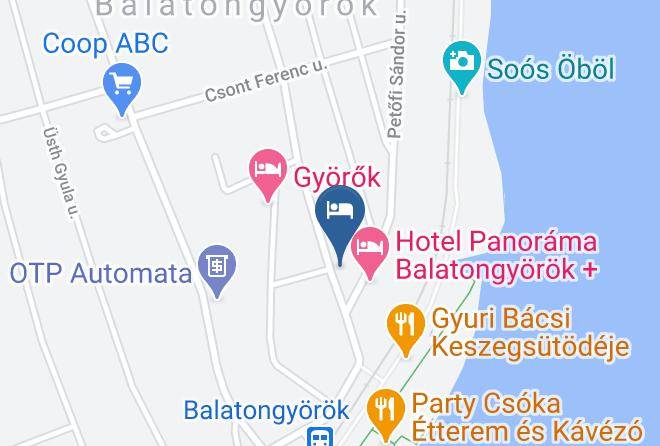 Balatongyorok - Orsolya Vendeghaz Maps