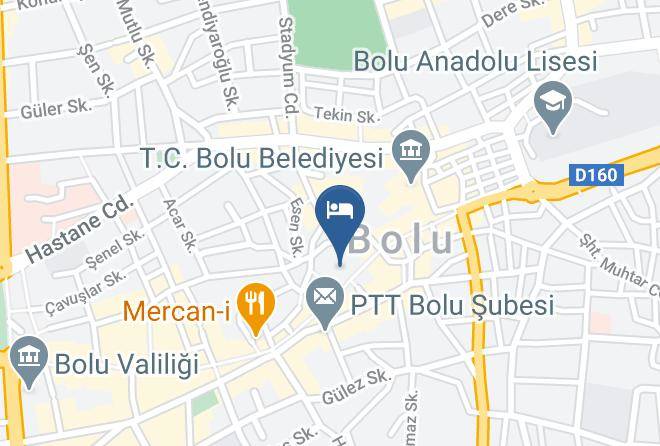 Bolu Buyukcami - Bey Otel Maps