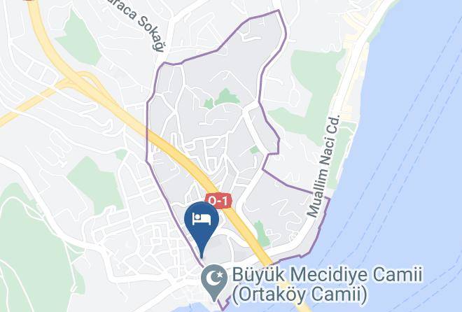 Ortakoy Princess Hotel Map