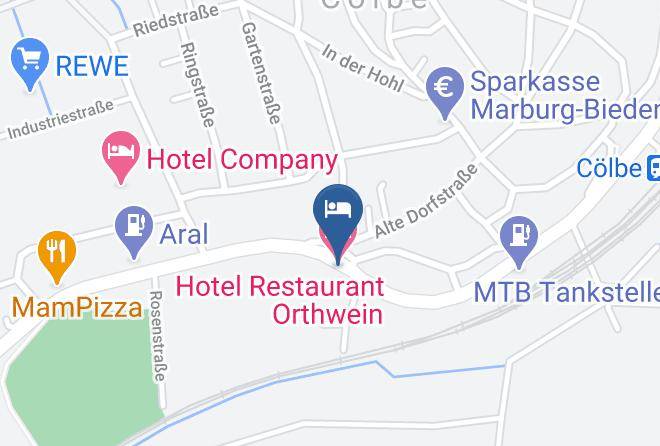 Marburg Biedenkopf - Hotel Restaurant Orthwein Maps