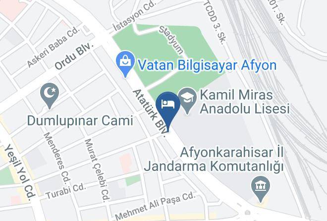 Afyonkarahisar - Orucoglu Oreko Express Otel Maps