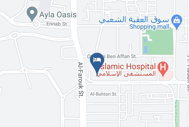 Al Aqaba Qasabah - Oryx Hotel Maps