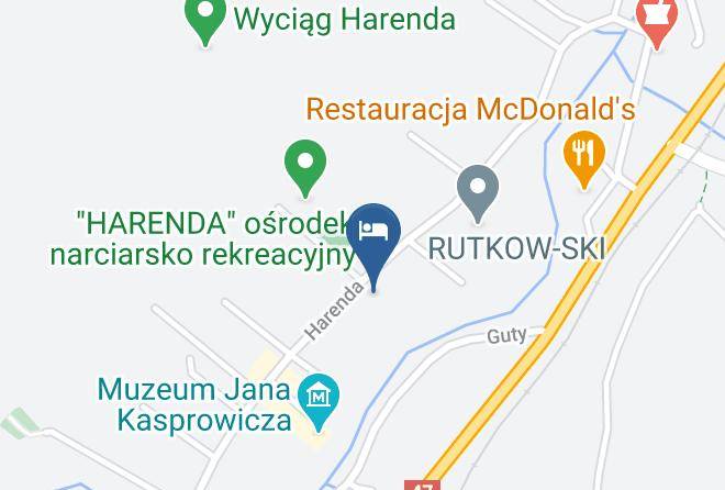Osada Harenda Domki Zakopane Map