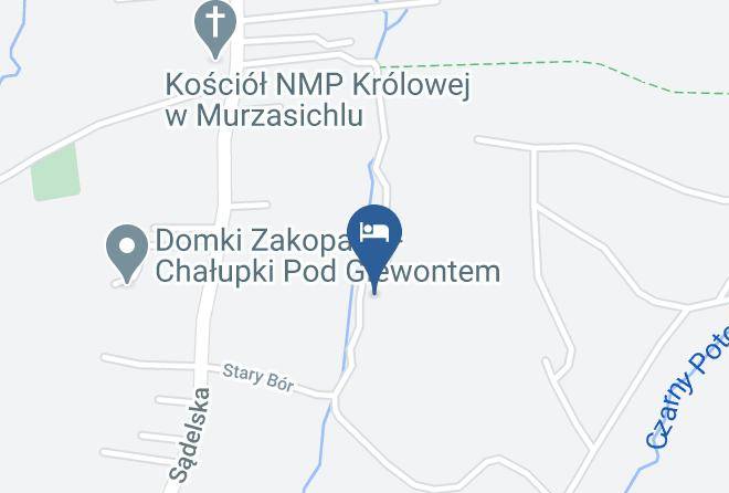 Osada Stary Bor Domki Murzasichle Map