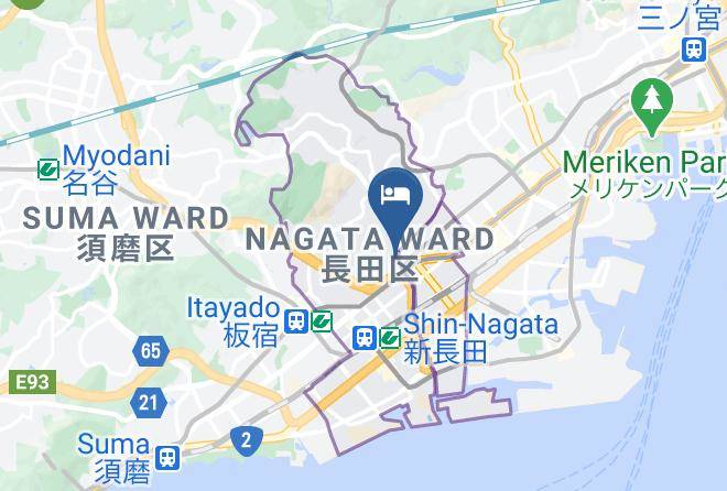 Kobe City Nagata Ward - Osafune Ryokan Maps