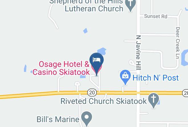 Osage Hotel & Casino Skiatook Map