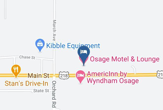 Mitchell - Osage Motel & Lounge Maps