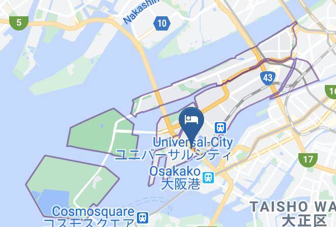 Osaka City Konohana Ward - Osaka Bay Maps