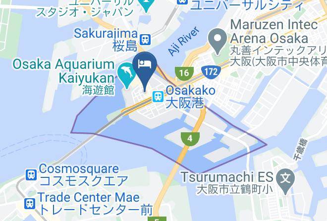Osaka City Minato Ward - Osaka Bay Wheel Maps