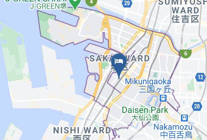 Sakai City Sakai Ward - Osaka Bayplaza Hotel Maps