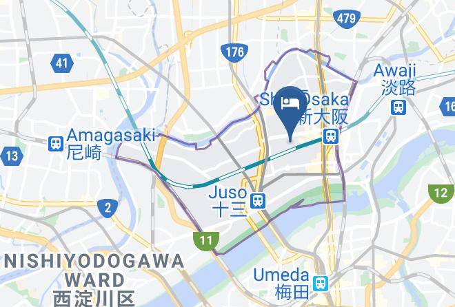 Osaka City Yodogawa Ward - Osaka Garden Palace Maps