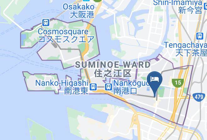 Osaka City Suminoe Ward - Osaka Joytel Hotel Maps