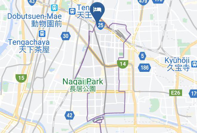 Osaka City Higashisumiyoshi Ward - Osaka Kikyo Minshuku Maps