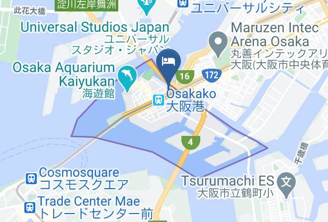 Osaka City Minato Ward - Osaka Port Hotel L'espoir Maps