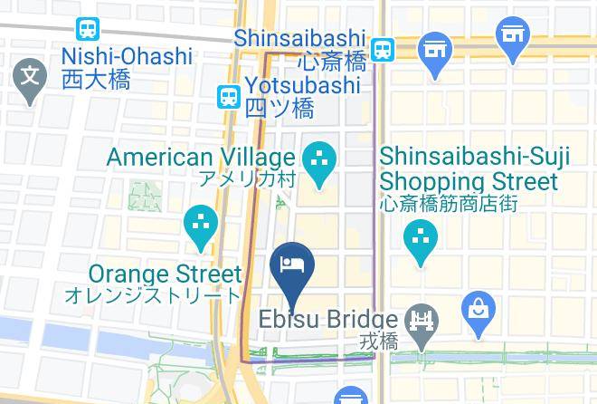 Osaka City Chuo Ward - Osaka Teikoku Hotel Maps