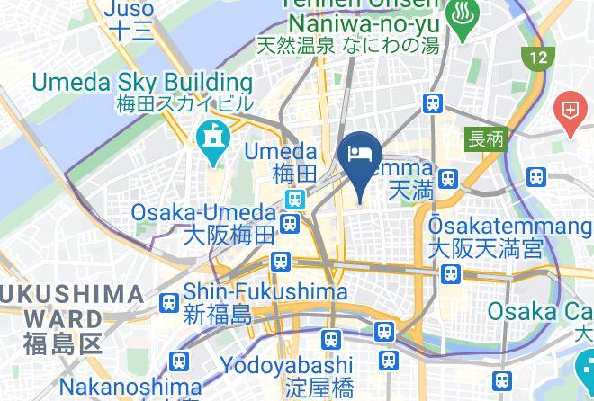 Osaka Tokyu Rei Hotel Map