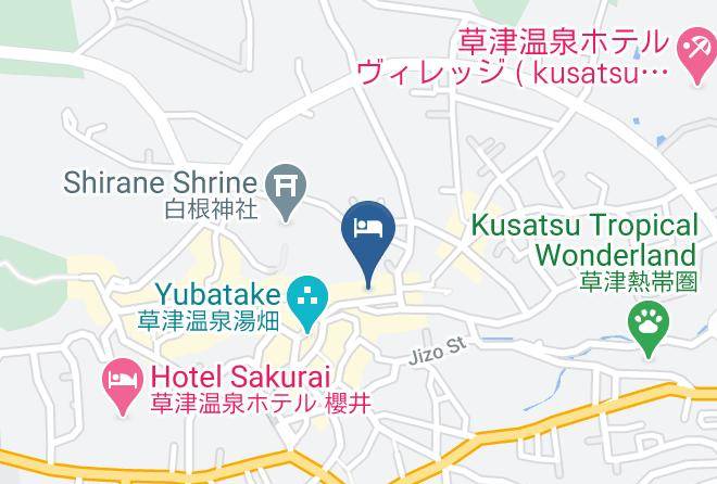 Kusatsu Townagatsuma District - Osakaya Ryokan Maps