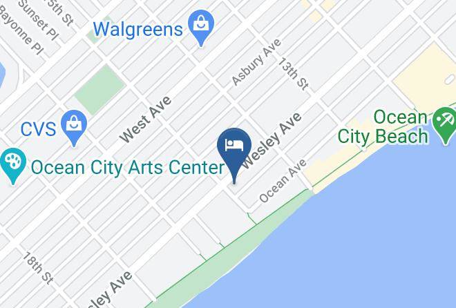 Cape May - Osborne's Fairview Inn Maps