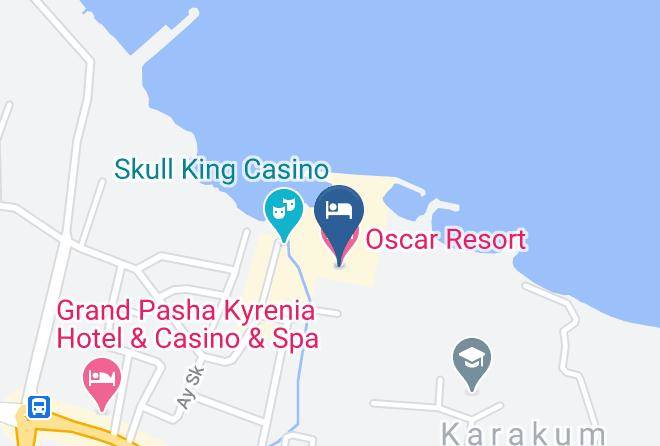 Yukari Girne - Oscar Resort Hotel Maps