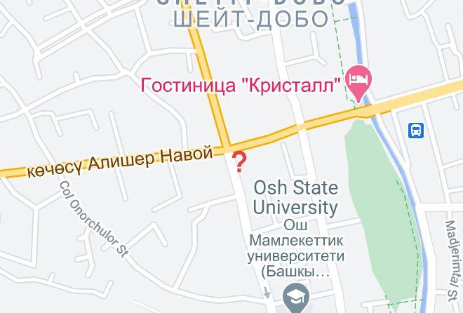 Osh - Osh Grand Hotel Chavo Maps