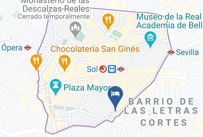 Madrid - Oshun Puerta Del Sol Delux Maps