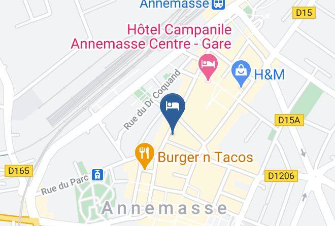 Haute Savoie - Oskar Hotel Annemasse Centre Ville Maps