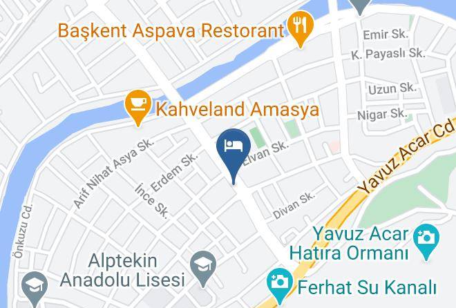 Amasya Gokdere - Osmanli Konagi Cafe Restorant Pansiyon Maps