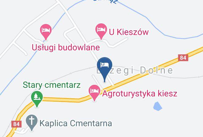 Bieszczadynty - Osrodek `na Zakrecie` Maps