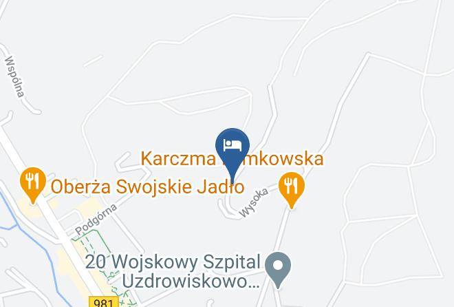 Osrodek Szkoleniowo Wypoczynkowy Galicya Map