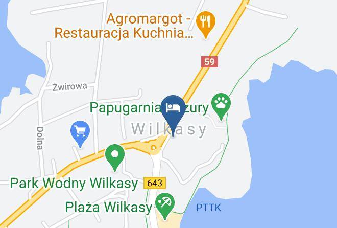 Gizycki - Osrodek Turystyki Wodnej Pttk Maps