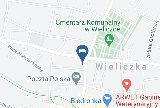 Osrodek Uslug Hotelarskich Kinga Map