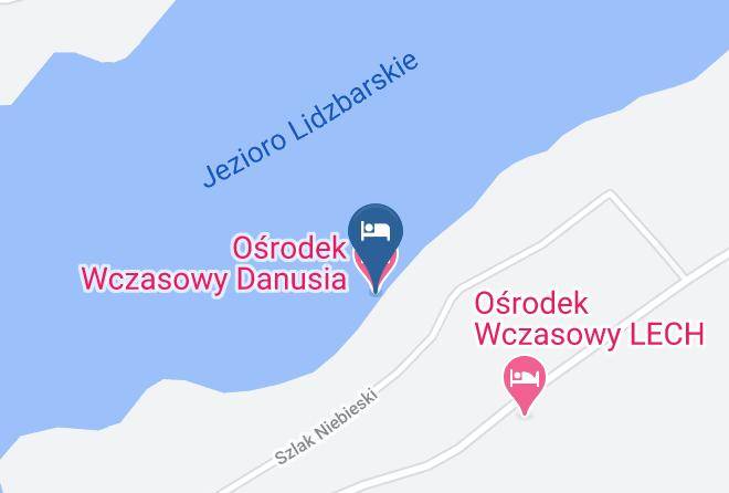Dzialdowonty - Osrodek Wczasowy Danusia Maps