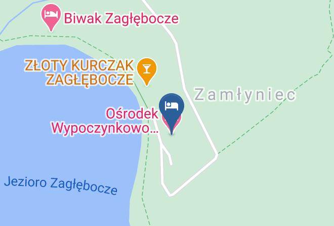 Osrodek Wypoczynkowo Szkoleniowy Zaglebocze Map