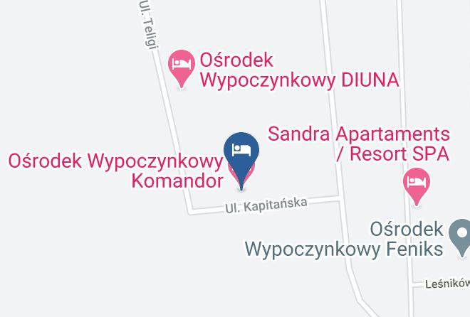 Gryficki - Osrodek Wypoczynkowy Komandor Maps