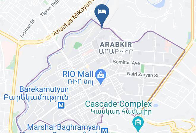 Yerevan - Ossanna Hotel Maps
