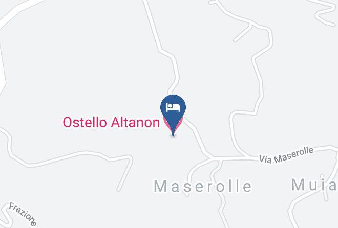 Belluno - Ostello Altanon Maps