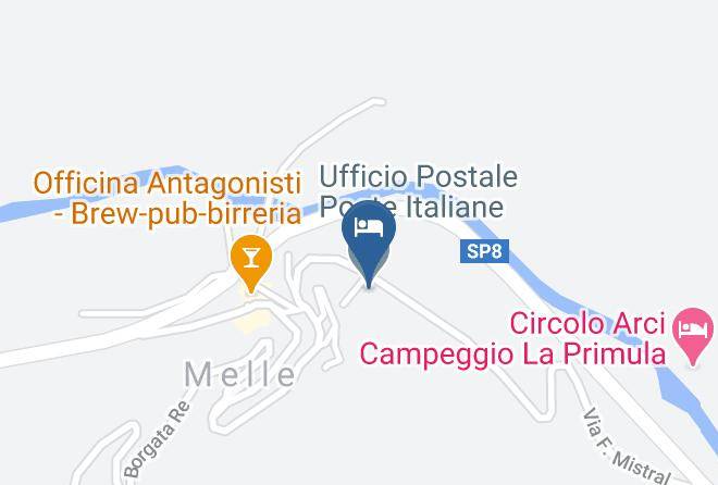 Cuneo - Ostello Antagonisti Maps