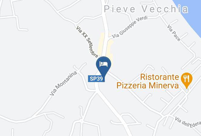 Brescia - Ostello Antica Pieve Maps