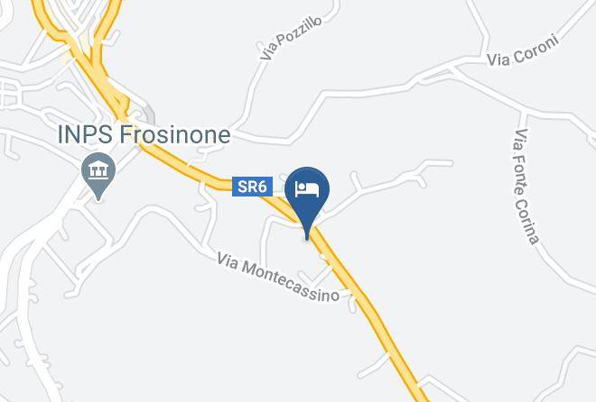 Frosinone - Ostello Betesda Maps
