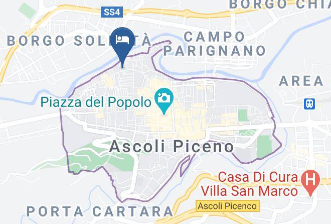 Ascoli Piceno - Ostello De Longobardi Maps