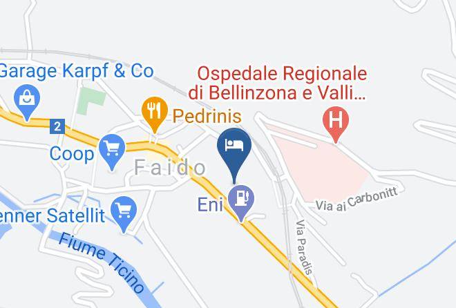 Leventina - Ostello Dei Cappuccini Maps