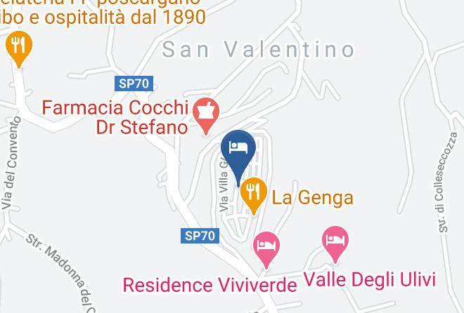 Terni - Ostello Dei Garibaldini Maps