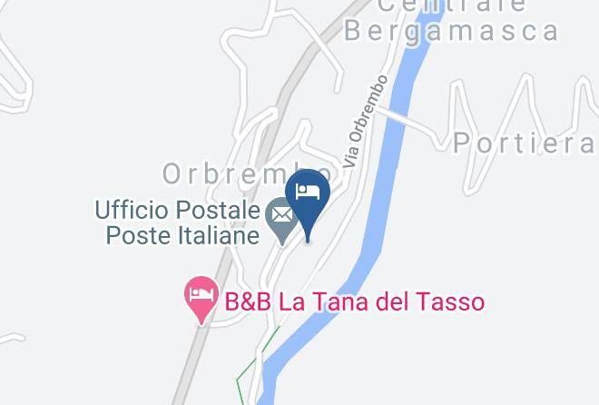 Bergamo - Ostello Brembo Maps